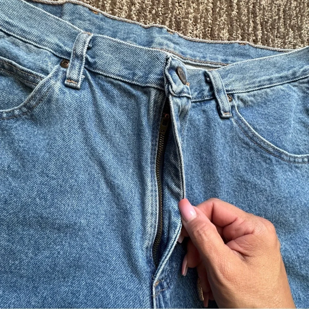Wrangler Men's Straight Regular Fit‎ Jeans Blue Size 34x32 5- Pocket Normcore